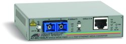  Allied Telesis 100TX (RJ-45) to 100FX (SC) single-mode fiber (40km) media converter
