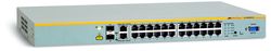   Allied Telesis 24 x10/100TX + 2x10/100/1000T or SFP, managed L2, Stackable, up to 6 units, 19" rackm