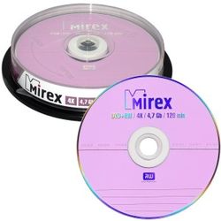  DVD+RW Mirex 4.7 Gb 4 cake box 10 .
