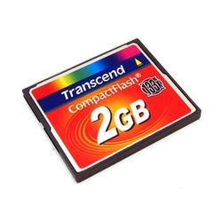   2Gb CF, CompactFlash Card, 133X, Transcend