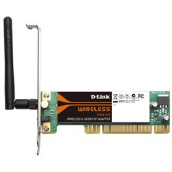    D-Link 802.11g Wireless PCI Adapter (11/54MBPS ,2.4GHz,WEP,WPA & WPA2, REVERSE SMA)