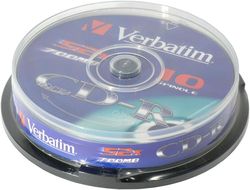  CD-R Verbatim 700 Mb 52x cake box 10 .