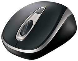   Microsoft Mouse Wireless Mobile 3000v2, Black-silver