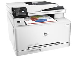    HP Color LaserJet Pro M277n (p/c/s/f, 600x600dpi, ImageREt3600, 18(18) ppm, 256Mb, ADF35 sheets,2 trays150+1, PS, USB/LAN/ext.USB, 1y warr, Cartridges 1500 b &700 cmy pages in box)