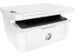   HP LaserJet Pro M28w (p/c/s/, A4, 600dpi, 18 ppm, 32 Mb, 1 tray 150, USB/LAN/Wi-Fi, Flatbed, Cartridge 500 pages & USB cable 1m in box, 1y warr.)