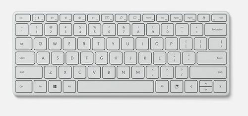  Microsoft Designer Compact Keyboard, Bluetooth, Glacier